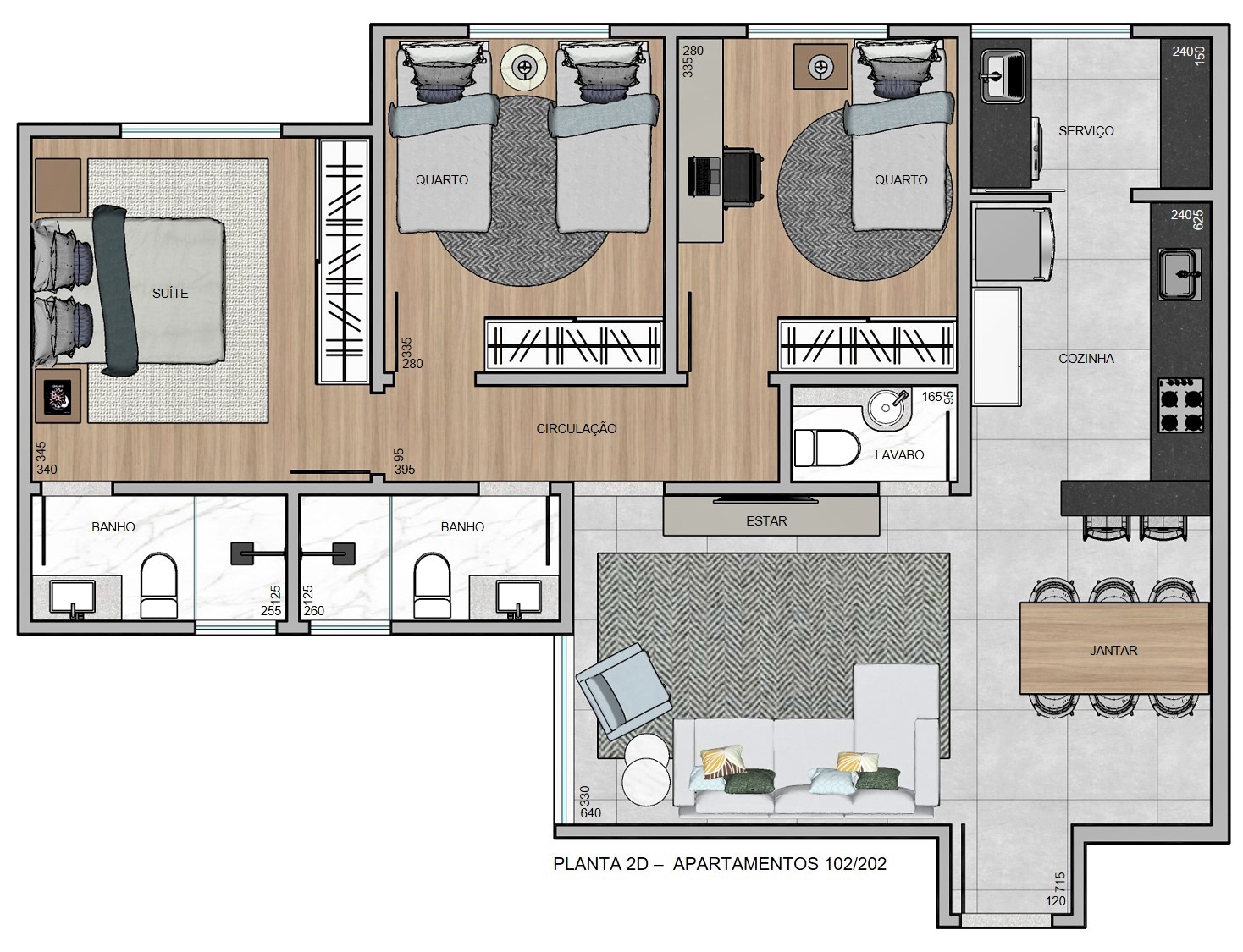 Apartamentos tipo — 2