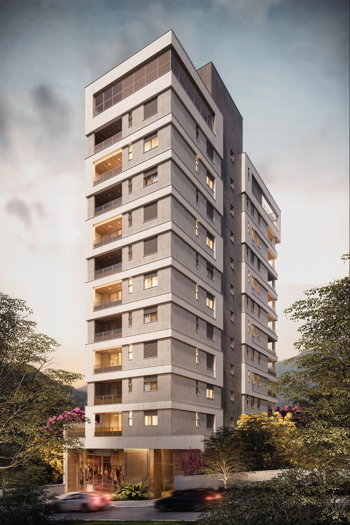 Fachada Brisa Residencial. 2 e 3 Quartos Itabira - Saga Construtora