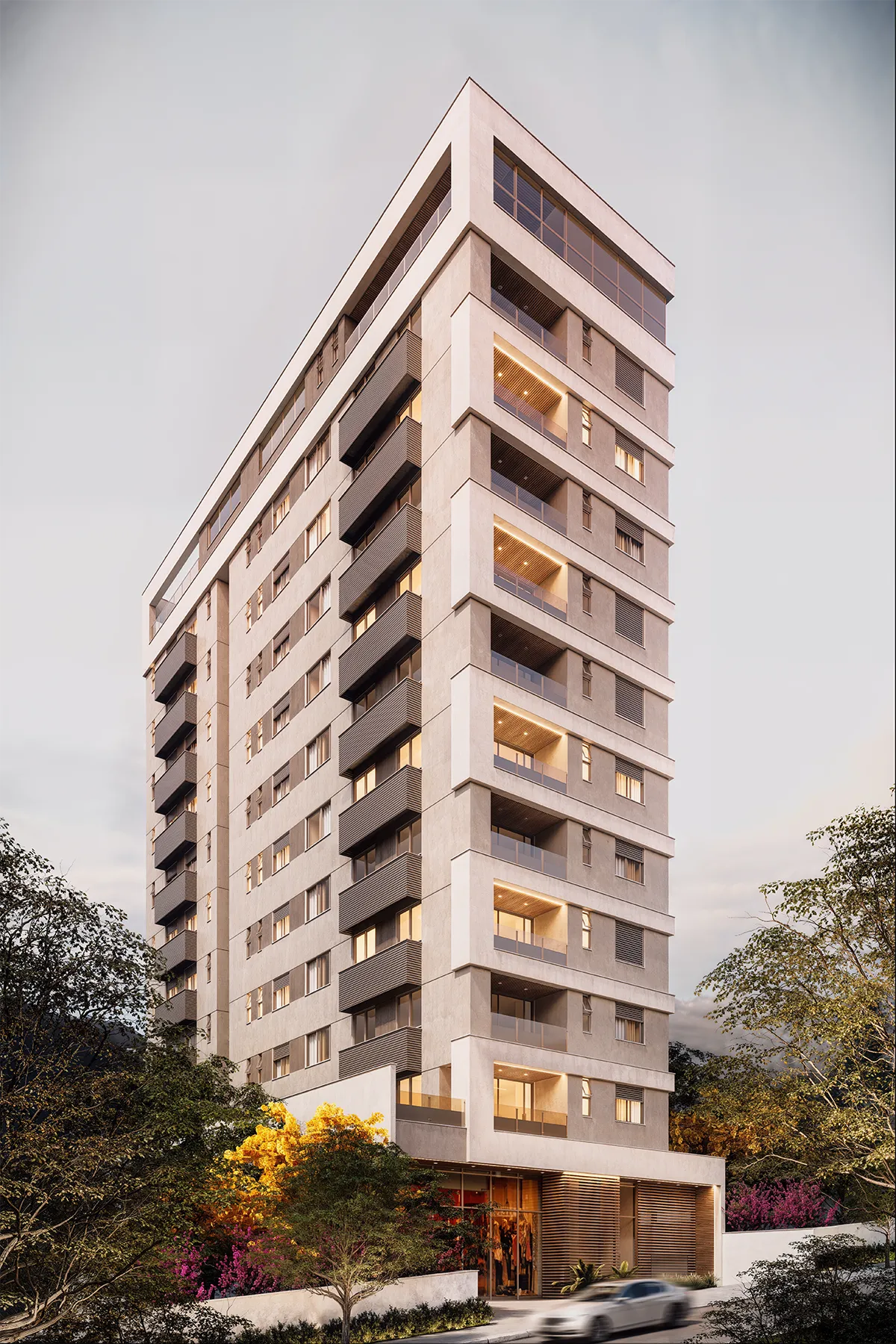 Fachada Brisa Residencial. 2 e 3 Quartos Itabira - Saga Construtora