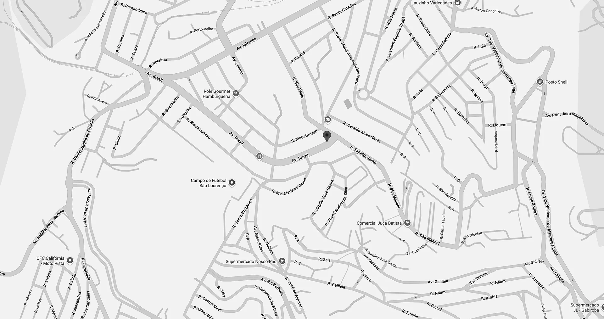 Mapa da localização do empreendimento